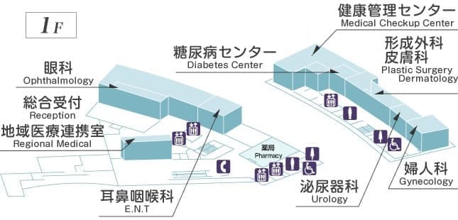 フロアマップ 1F 画像