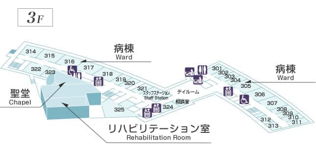 フロアマップ 3F 画像